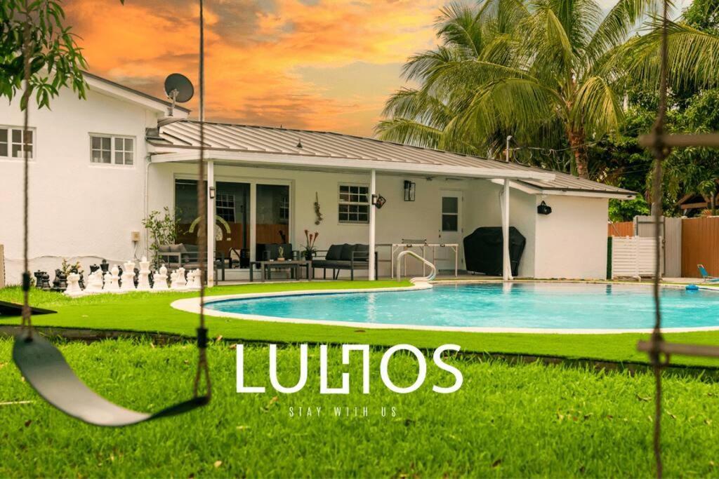 Miami Fun Home With Pool & Games L30 Esterno foto